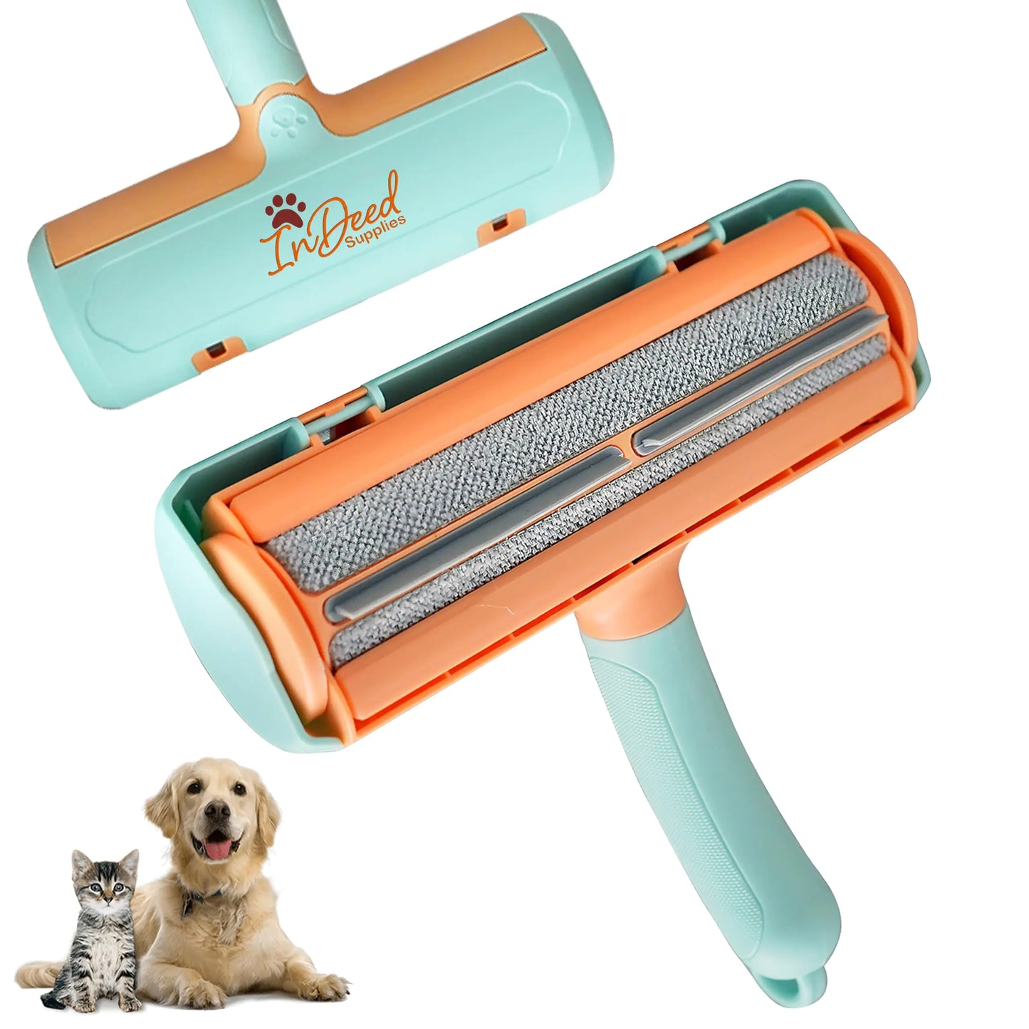 Reusable Pet Hair Remover Roller –  Dog & Cat Fur Cleaner for Furniture, Cars & Clothing
